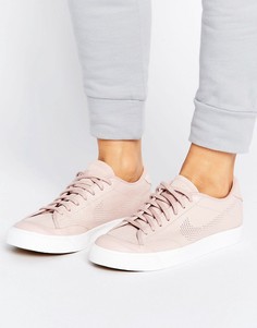 Кроссовки премиум-класса с перфорированной галочкой Nike All Court - Розовый