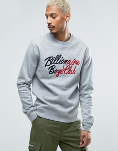 Свитшот с вышитым логотипом Billionaire Boys Club - Серый