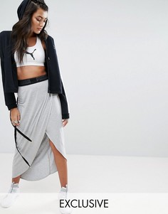 Юбка с запахом Puma эксклюзивно для ASOS - Серый