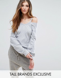 Свитшот с вырезами эксклюзивно для Missguided Tall - Серый