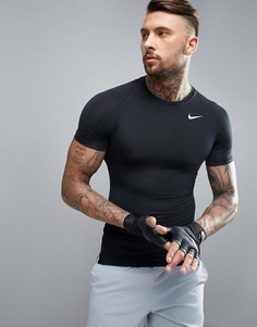 Черная футболка Nike Training Compression 703094-010 - Черный