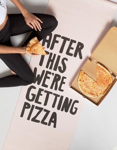 Коврик для йоги с надписью After This Were Getting Pizza от Ban.Do - Мульти