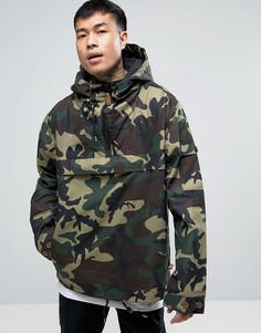 Куртка через голову с камуфляжным принтом Dickies - Черный