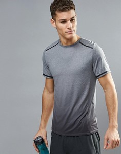 Серая меланжевая футболка с эффектом омбре New Look SPORT - Серый