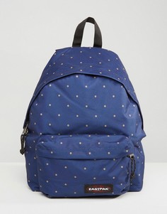 Темно-синий уплотненный рюкзак в горошек Eastpak PakR - Темно-синий