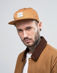 Бейсболка Herschel Supply Co Albert эксклюзивно для ASOS - Коричневый