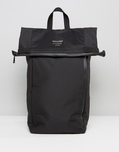 Рюкзак с закатанным верхом Jack & Jones - Черный