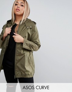 Складывающийся макинтош ASOS CURVE - Зеленый