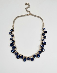 Ожерелье с подвесками в форме капли Coast - Темно-синий