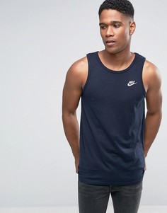 Синяя майка Nike Futura 827282-475 - Синий