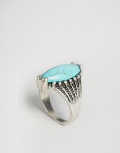Массивное кольцо с камнем Nylon - Синий
