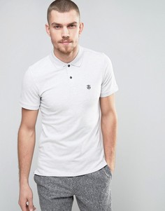 Узкая футболка-поло Selected Homme - Серый