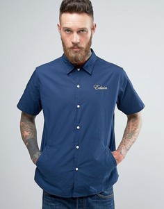 Рубашка с карманами и короткими рукавами Edwin - Темно-синий