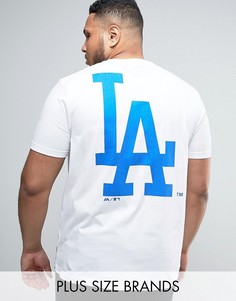 Длинная футболка Majestic PLUS L.A. Dodgers - Белый