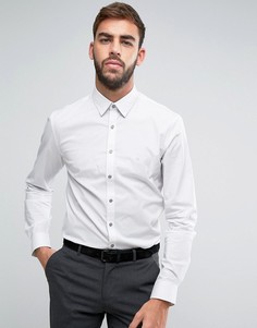 Узкая рубашка Calvin Klein - Белый