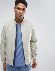 Бомбер Ted Baker - Светло-серый