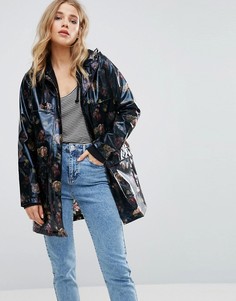 Анорак с цветочным принтом New Look - Синий