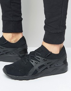 Черные кроссовки Asics Gel-Kayano H705N 9090 - Черный