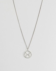 Серебряное ожерелье со знаком зодиака Дева Fashionology - Серебряный