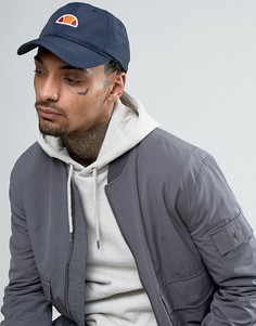Нейлоновая кепка с небольшим логотипом Ellesse - Темно-синий
