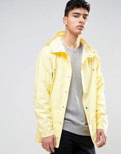 Желтая водооталкивающая куртка с капюшоном Rains - Желтый