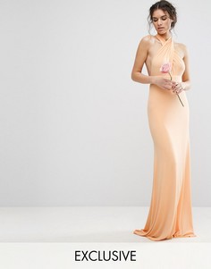 Платье-трансформер длины макси TFNC WEDDING - Оранжевый