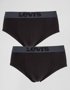 2 черных трусов Levis - Черный