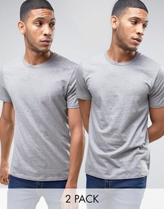 2 серых футболки с круглым вырезом Levis - Серый