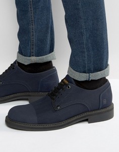 Джинсовые туфли дерби на шнуровке G-Star - Темно-синий