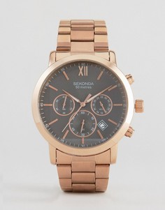 Наручные часы с хронографом и черным циферблатом Sekonda эксклюзивно для ASOS - Золотой