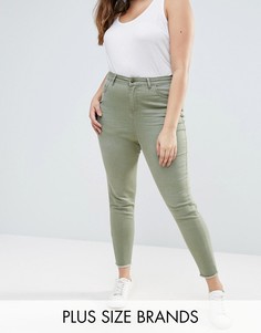 Цветные джинсы скинни New Look Plus - Зеленый
