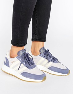 Кроссовки с лиловой отделкой adidas Originals Iniki - Фиолетовый