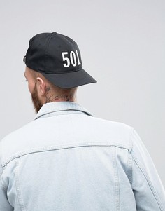 Черная бейсболка Levis 501 - Черный