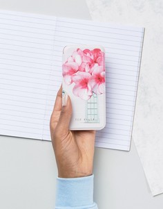 Чехол-книжка для Iphone 6 с принтом Ted Baker - Розовый