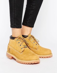 Ботинки чукка на двойной шнуровке и плоской подошве Timberland Nellie - Бежевый