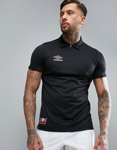 Черная футболка-поло Umbro Pro Training - Черный