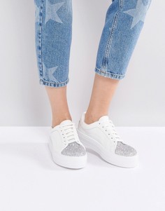 Кроссовки на шнуровке ASOS DAZZLE - Белый
