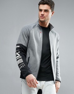 Спортивная хлопковая куртка Reebok One Series Quick - Серый