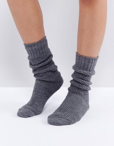 Фактурные носки ASOS - Серый