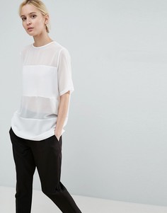 Тканая футболка ASOS - Белый
