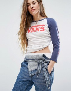 Футболка с рукавами реглан Vans Classic - Белый