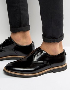Блестящие туфли дерби Farah Saint - Черный