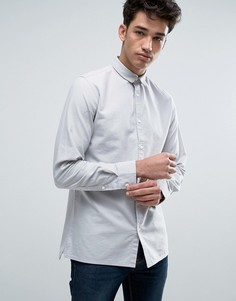 Узкая оксфордская рубашка с длинными рукавами Jack & Jones Core - Бежевый