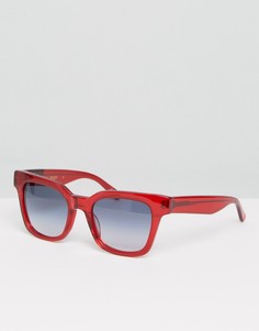 Квадратные солнцезащитные очки Raen - Красный