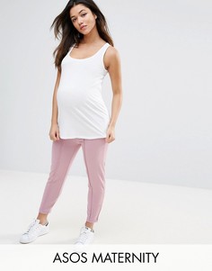 Джоггеры-сигареты ASOS Maternity - Розовый