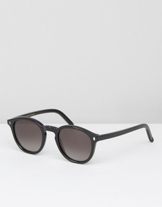Черные круглые солнцезащитные очки Monokel - Черный