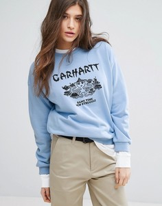 Свитшот с принтом Carhartt WIP - Синий