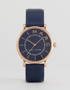 Темно-синие часы с кожаным ремешком Marc Jacobs MJ1534 Roxy - Темно-синий