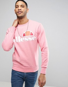 Свитшот с классическим логотипом Ellesse - Розовый