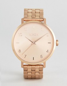 Часы цвета розового золота Nixon Kensington - Золотой